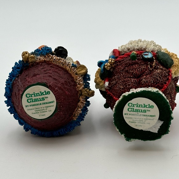 Vintage Chris Crinkles Santas From PossibleDreams-set of two - Picture 13 of 16